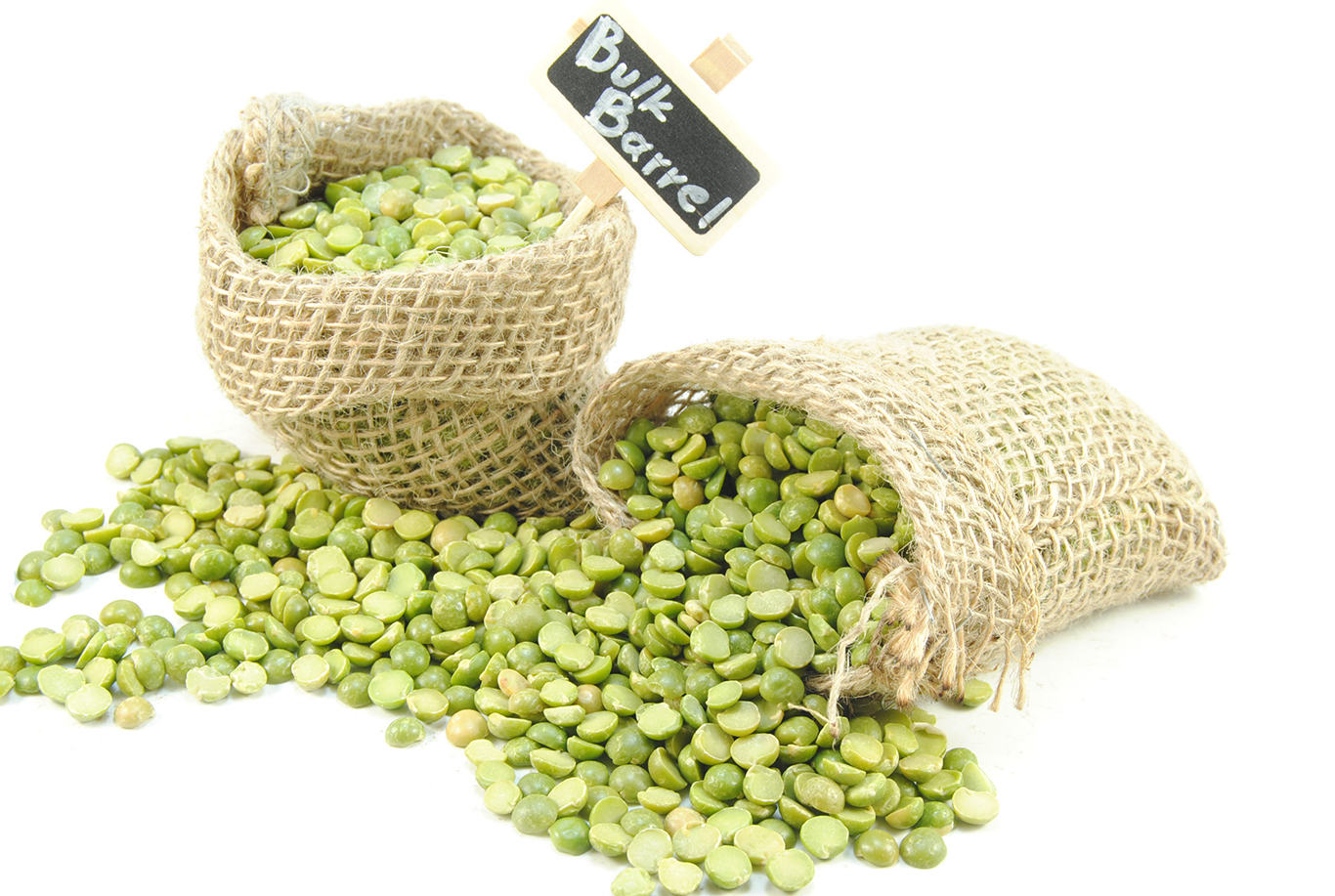 GREEN SPLIT PEAS Bulk Barrel